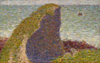 Georges Seurat - Le Bec du Hoc (tanulmány) alkotó: Georges Seurat