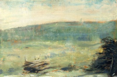 Saint-Ouen-i táj, 1878-79 (olaj, fa) alkotó: Georges Seurat