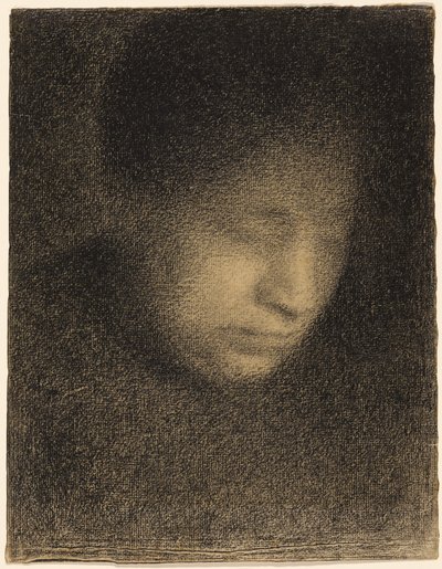Seurat asszony, a művész anyja (Madame Seurat, mère) alkotó: Georges Seurat