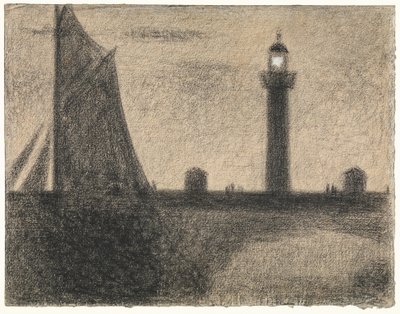 A honfleuri világítótorony alkotó: Georges Seurat