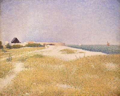 A Samson-erőd kilátása, 1885 alkotó: Georges Seurat