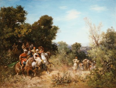 arab lovasok, alkotó: Georges Washington