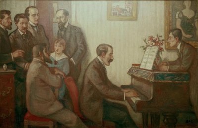 Találkozás Godebskiben alkotó: Georges d Espagnat