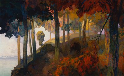 Egy árkádiai táj (olaj, vászon) alkotó: Georges de Feure