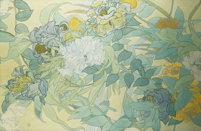 Japán virágok; Japán virágok alkotó: Georges de Feure