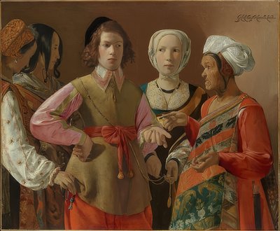 A jós. Valószínűleg 1630-as évek alkotó: Georges de La Tour