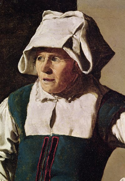 Öregasszony, fejrészlet, 1618-19 körül (242455 részlet) alkotó: Georges de La Tour