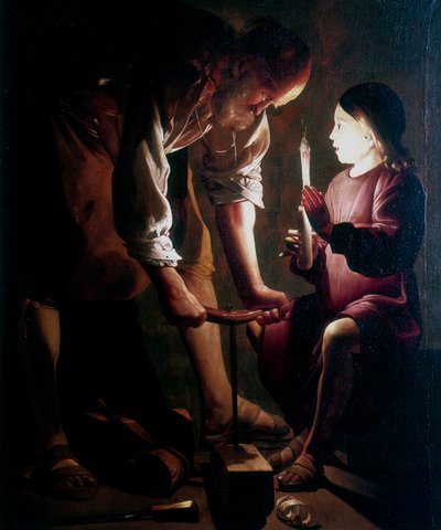 Ács Szent József, 1640 alkotó: Georges de La Tour