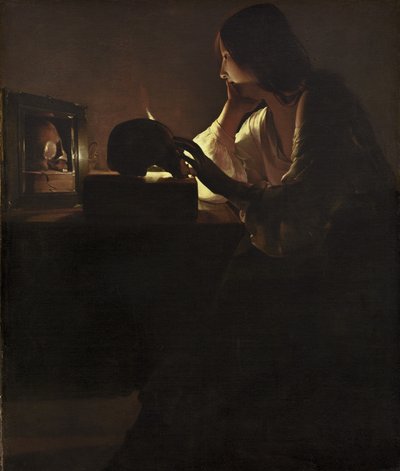 A Bűnbánó Magdolna, 1635-40 alkotó: Georges de La Tour