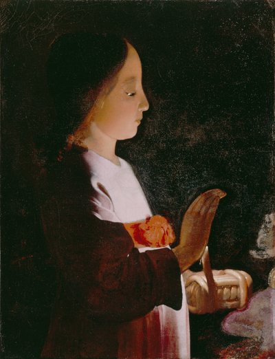 Fiatal Szűz Mária, 1640 körül alkotó: Georges de La Tour