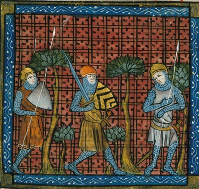 Keresztes lovagok, a Chroniques de France ou de St Denis című könyvből, 14. század (22716450535) alkotó: Georgia Levan Ramishvili from Tbilisi