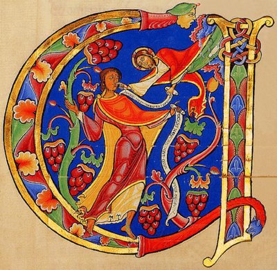 Isten szól Jeremiáshoz, Winchester Biblia, 1160-75 (22797800517) alkotó: Georgia Levan Ramishvili from Tbilisi