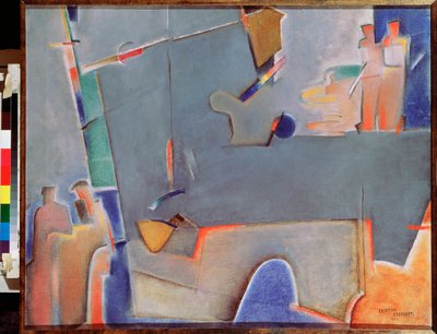 Az emelődaru – Georgi Avgustovich Stenberg (1900-1933) festménye, olaj, vászon alkotó: Georgii Avgustovich Stenberg
