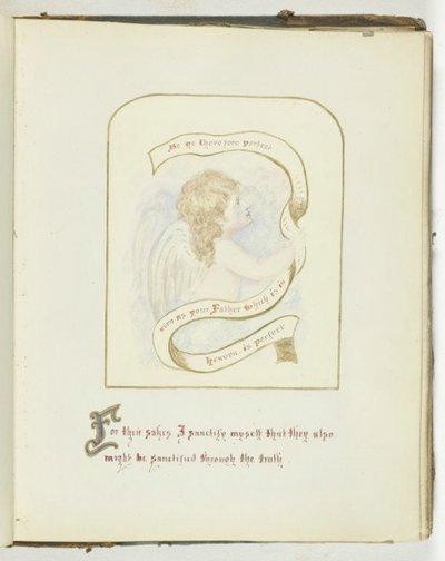 Cím nélkül [kerub vallásos szöveggel], 185568. alkotó: Georgina Cowper