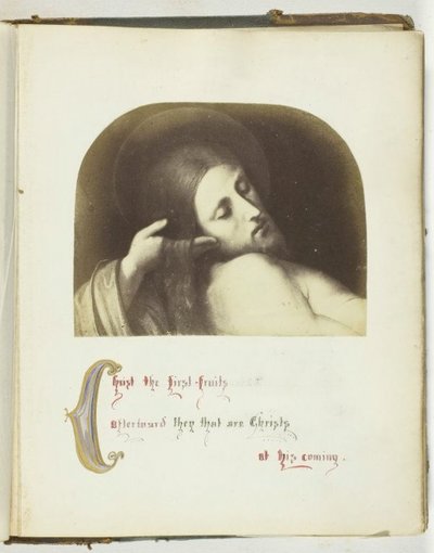 Untitled [Jézus illusztrációja bibliai idézettel], 185568. alkotó: Georgina Cowper