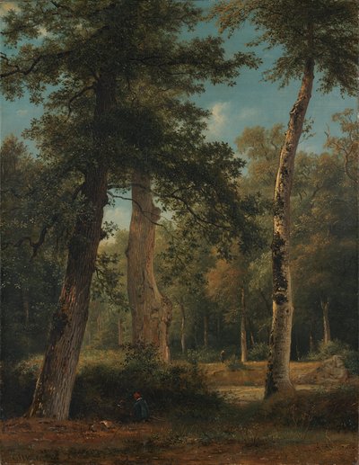Erdő Fontainebleau-ban alkotó: Georgius Jacobus Johannes van Os