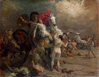 A sérült nő harcos Camille alkotó: Georgiy Konstantinovich Savitsky