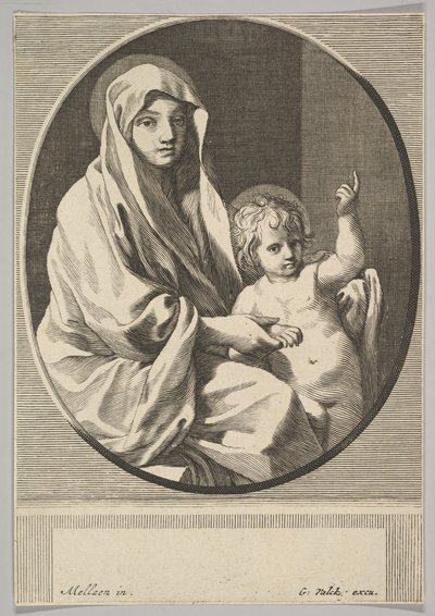 Szűz és Gyermek. alkotó: Gerald Valck