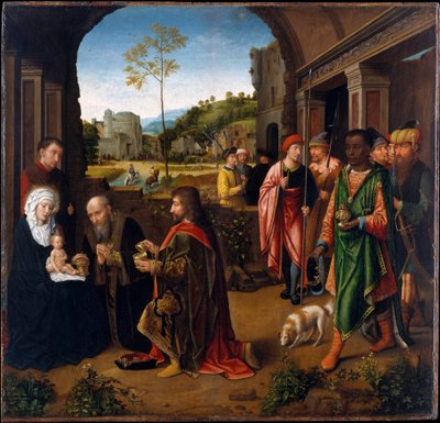 A mágusok imádása, 1520 körül (olaj, fa) alkotó: Gerard (studio of) David