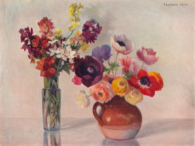 Kökörcsin és falvirágok, c1909 alkotó: Gerard Chowne