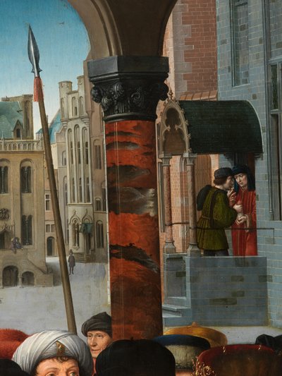 Cambyses ítéletének részlete alkotó: Gerard David