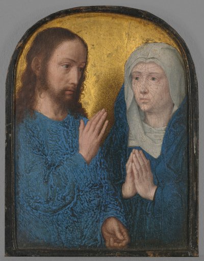 Teil eines Diptychons: Abschied Christi von Maria alkotó: Gerard David