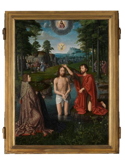 Krisztus keresztsége, 1502-2008 körül (olaj, tábla) alkotó: Gerard David