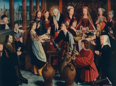 Házasság Kánában, 1500 alkotó: Gerard David