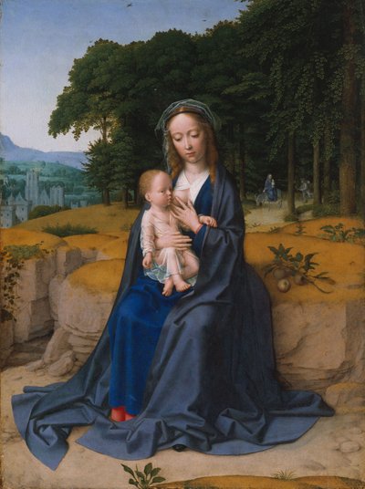 The Rest on the Flight to Egypt, 1512–1515 (olaj, fa) alkotó: Gerard David