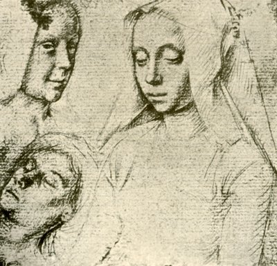 Három női fej, 15. század vége – 16. század eleje, 1908. alkotó: Gerard David