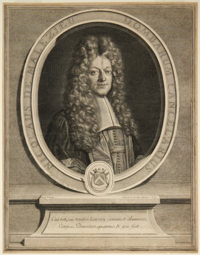 Nicholaus de Malezieu alkotó: Gérard Edelinck