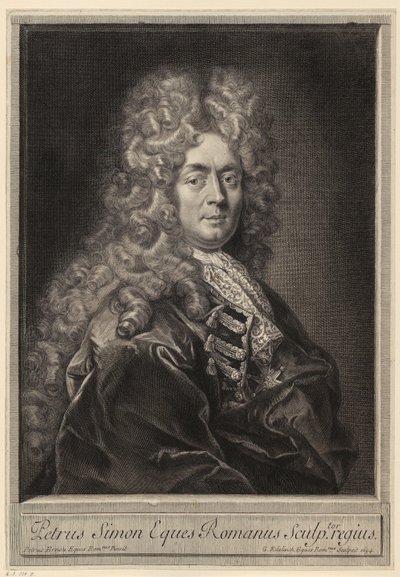 André Hameau portréja alkotó: Gérard Edelinck