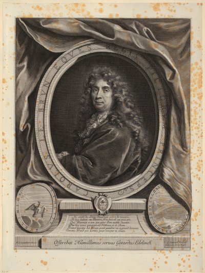 Eustache Teissier portréja alkotó: Gérard Edelinck