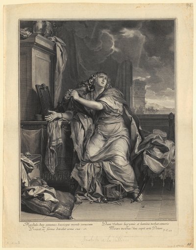 Jean-Baptiste Santeuil portréja alkotó: Gérard Edelinck