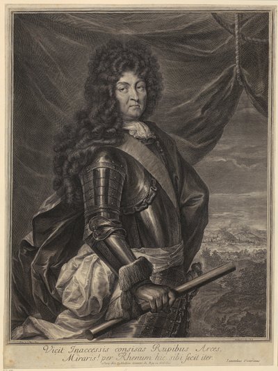XIV. Lajos portréja alkotó: Gérard Edelinck