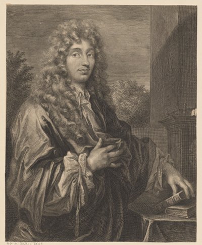 Christiaan Huygens portréja alkotó: Gérard Edelinck