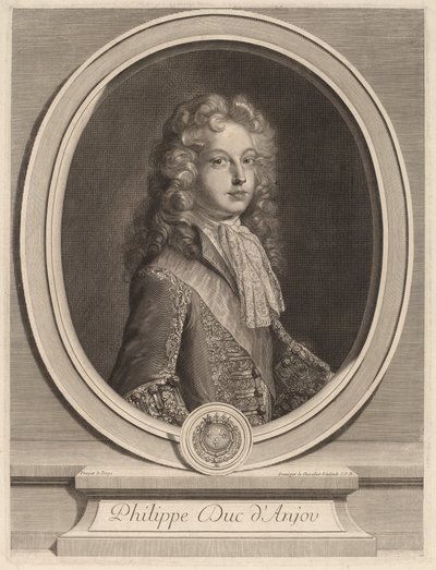 Fülöp, Anjou hercege alkotó: Gerard Edelinck after François de Troy