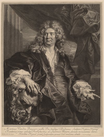 Martin Desjardins alkotó: Gerard Edelinck after Hyacinthe Rigaud