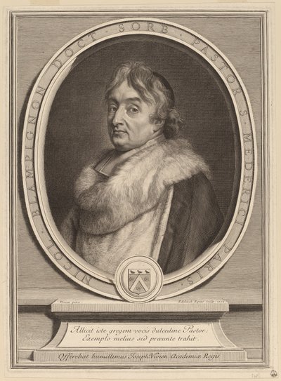 Nicolas de Blampignon alkotó: Gerard Edelinck after Joseph Vivien