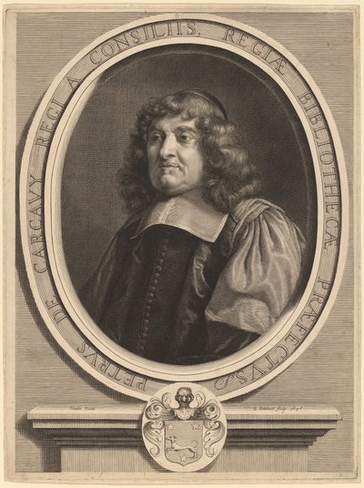 Pierre deCarcavy alkotó: Gerard Edelinck after Louis Testelin