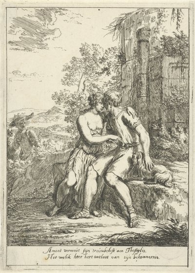 Aminta en Thestylis alkotó: Gerard Hoet (I)