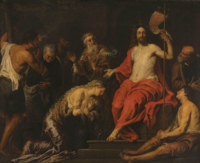 Krisztus és a bűnbánó bűnösök alkotó: Gerard Seghers