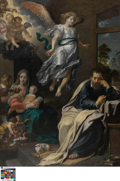 Szent József álma alkotó: Gerard Seghers
