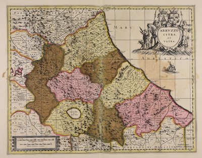 Abruzzo citra et vltra alkotó: Gerard Valck