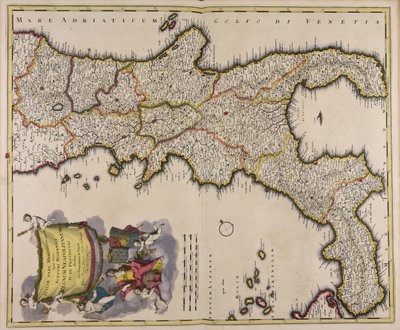 Italiae pars meridionalis quae nunc sceptri Hispanici regnum Neapolitanum in XII provincias divisum alkotó: Gerard Valck