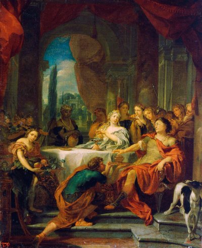 Antonius és Kleopátra, 17. vagy 18. század eleje alkotó: Gerard de Lairesse