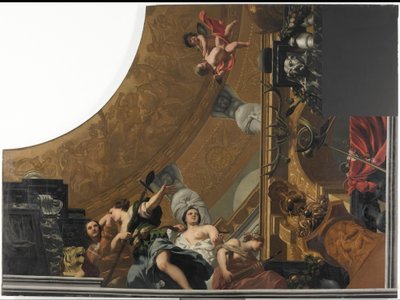 Mennyezet Diana és társai ábrázolásával alkotó: Gerard de Lairesse