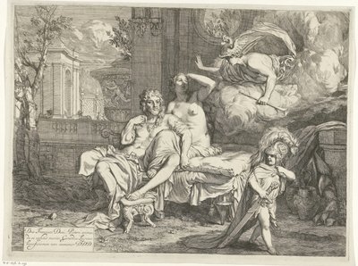 Mercury megparancsolja Calypsónak, hogy engedje el Odüsszeuszt alkotó: Gerard de Lairesse