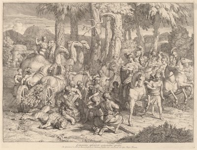 Semiramis az oroszlánvadászaton alkotó: Gerard de Lairesse