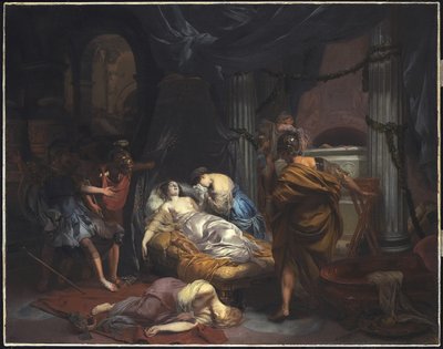 Kleopátra halála, 1686 alkotó: Gerard de Lairesse